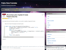 Tablet Screenshot of pabloruizfaundez.wordpress.com