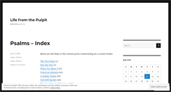 Desktop Screenshot of lifefromthepulpit.wordpress.com
