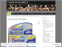 Tablet Screenshot of fitnessfury.wordpress.com