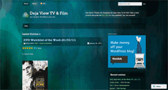 Desktop Screenshot of dejaviewtvfilm.wordpress.com