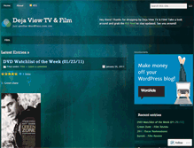 Tablet Screenshot of dejaviewtvfilm.wordpress.com