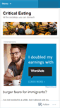 Mobile Screenshot of criticaleating.wordpress.com