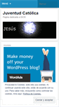 Mobile Screenshot of juventudcatolica.wordpress.com
