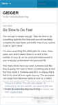 Mobile Screenshot of gieger.wordpress.com