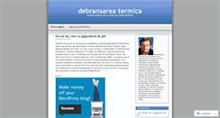 Desktop Screenshot of debransare.wordpress.com