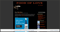 Desktop Screenshot of foodoflove.wordpress.com