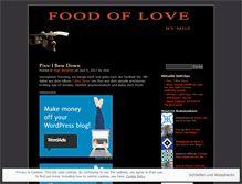 Tablet Screenshot of foodoflove.wordpress.com