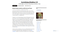 Desktop Screenshot of kunstistauchkaktus20.wordpress.com