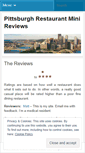 Mobile Screenshot of pghrestaurants.wordpress.com