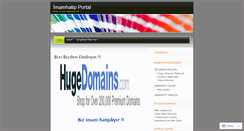 Desktop Screenshot of bizimamhatipliyiz.wordpress.com