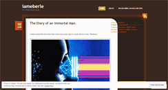 Desktop Screenshot of iameberle.wordpress.com