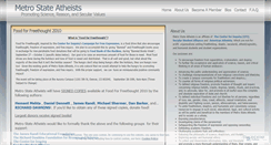 Desktop Screenshot of metrostateatheists.wordpress.com