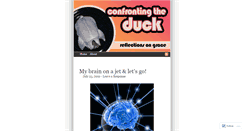 Desktop Screenshot of confrontingtheduck.wordpress.com