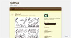 Desktop Screenshot of 4charlas.wordpress.com