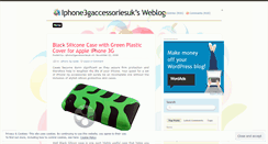 Desktop Screenshot of iphone3gaccessoriesuk.wordpress.com