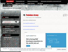 Tablet Screenshot of aga725.wordpress.com