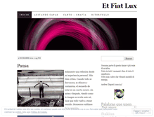 Tablet Screenshot of etfiatlux.wordpress.com