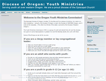 Tablet Screenshot of oregonyouth.wordpress.com