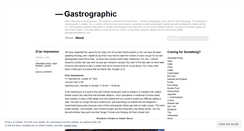 Desktop Screenshot of gastrographic.wordpress.com