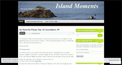 Desktop Screenshot of islandmoments.wordpress.com