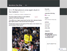 Tablet Screenshot of barcelonadaytours.wordpress.com