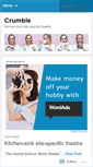 Mobile Screenshot of crumbletheplay.wordpress.com