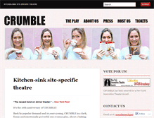 Tablet Screenshot of crumbletheplay.wordpress.com