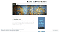 Desktop Screenshot of karinindeutschland.wordpress.com