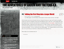 Tablet Screenshot of fenxadventures.wordpress.com