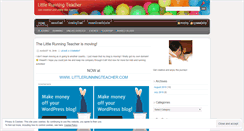 Desktop Screenshot of littlerunningteacher.wordpress.com