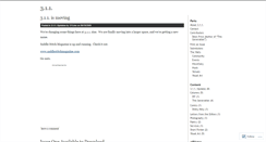 Desktop Screenshot of 311zine.wordpress.com