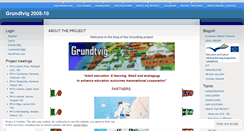 Desktop Screenshot of grundtvigproject.wordpress.com