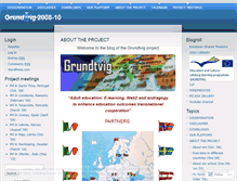 Tablet Screenshot of grundtvigproject.wordpress.com