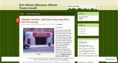 Desktop Screenshot of eatathens.wordpress.com