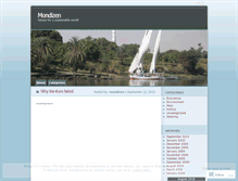 Tablet Screenshot of mondizen.wordpress.com