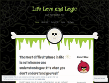 Tablet Screenshot of lifeloveandlogic.wordpress.com