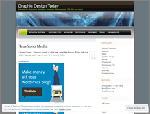 Tablet Screenshot of graphicdesigntoday.wordpress.com