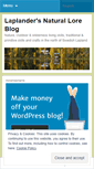 Mobile Screenshot of naturallore.wordpress.com