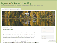Tablet Screenshot of naturallore.wordpress.com