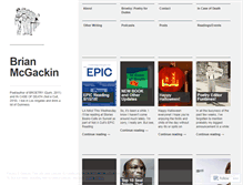 Tablet Screenshot of brianmcgackin.wordpress.com