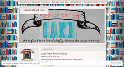 Desktop Screenshot of generationcake.wordpress.com