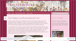 Desktop Screenshot of indiatravels2011.wordpress.com