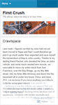 Mobile Screenshot of firstcrush.wordpress.com