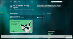 Desktop Screenshot of nobabynoworry.wordpress.com