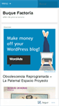 Mobile Screenshot of buquefactoria.wordpress.com