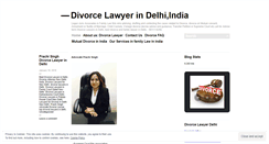 Desktop Screenshot of divorcelawyerindelhi.wordpress.com