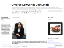 Tablet Screenshot of divorcelawyerindelhi.wordpress.com