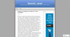 Desktop Screenshot of dammitjanet.wordpress.com