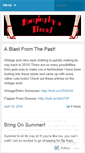 Mobile Screenshot of hangingbyathread12.wordpress.com