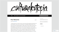 Desktop Screenshot of culturaleutopia.wordpress.com